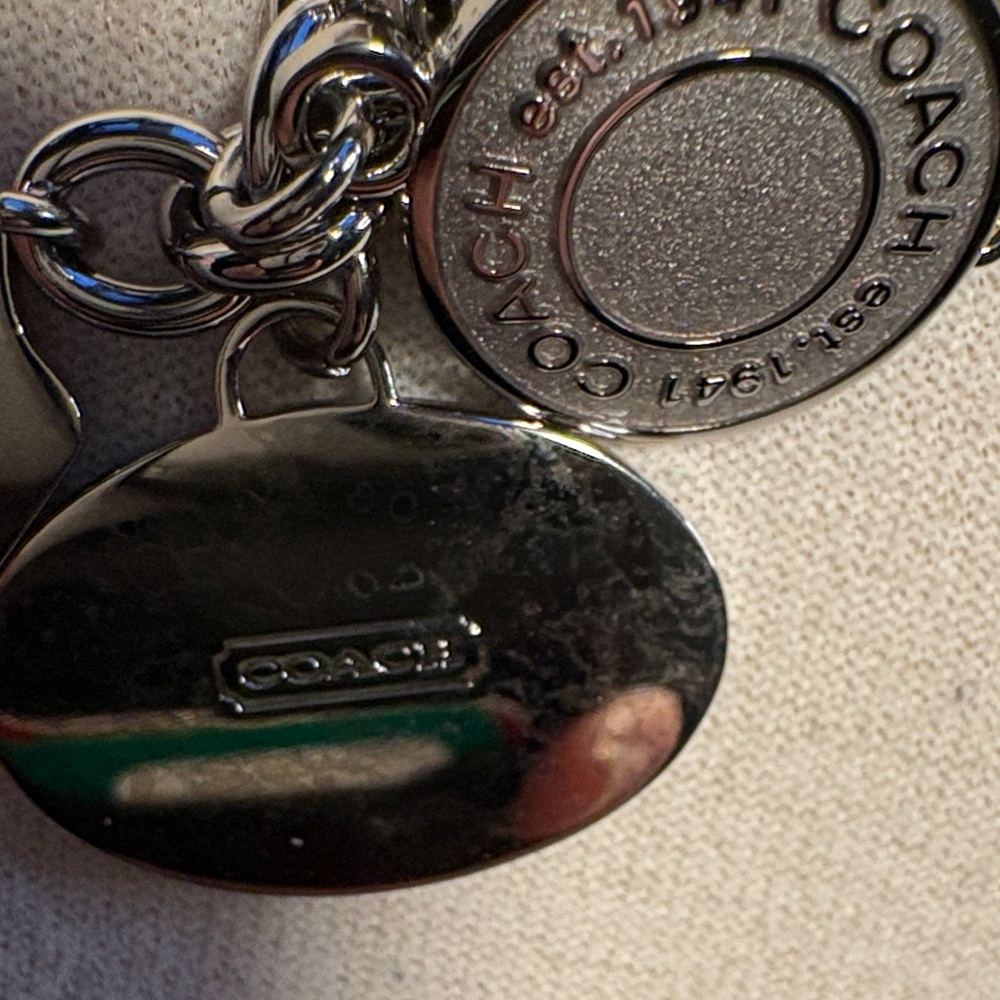 Coach Metallic Charm Keychain - Picture 7 of 7